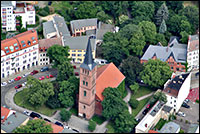Luftbildaufnahme Luftbild Altstadt Köpenick Laurenzkirche